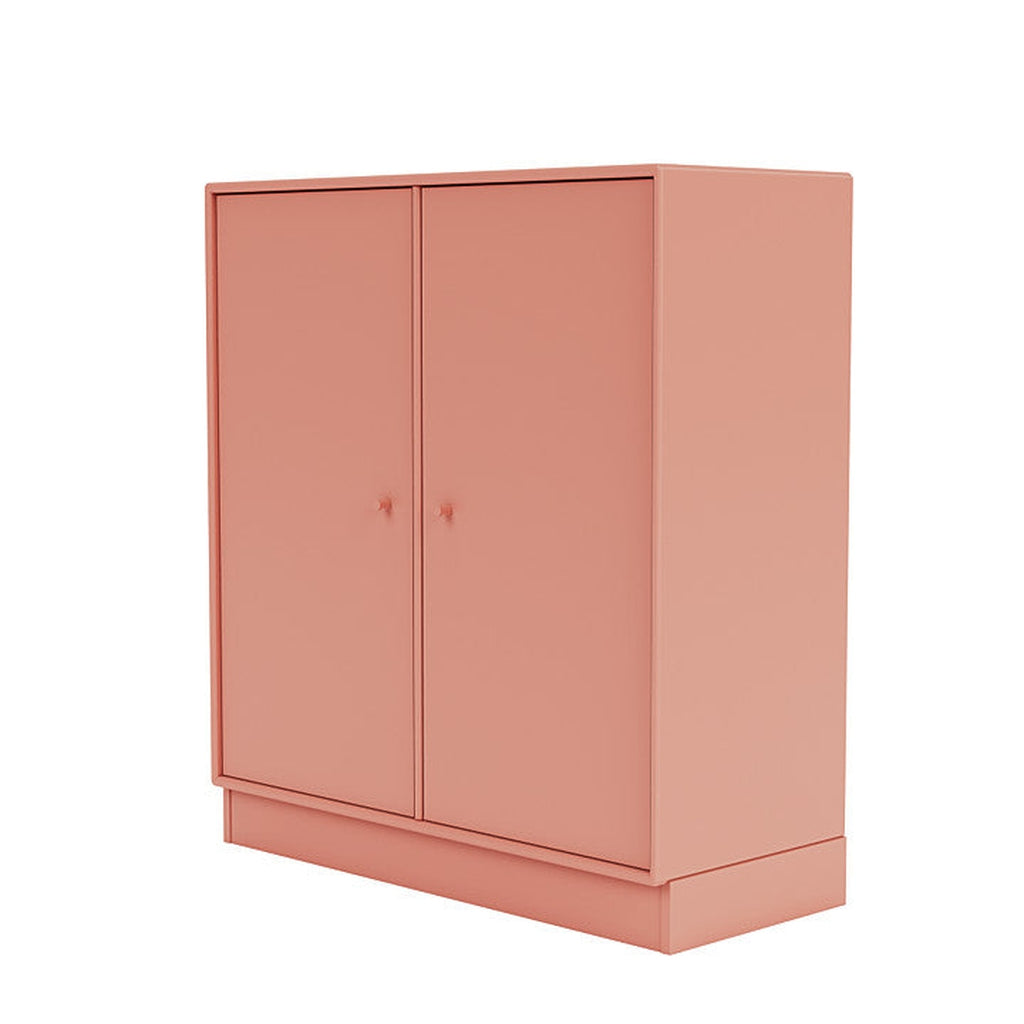 Montana Cover Cabinet With 7 Cm Plinth, Rhubarb Red