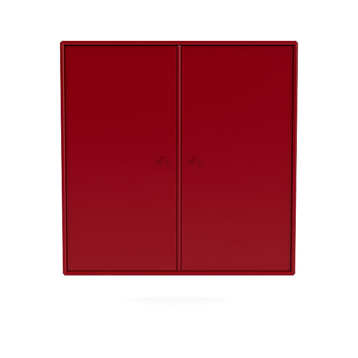 Montana Cover Cabinet met ophangrail, rode bietrode