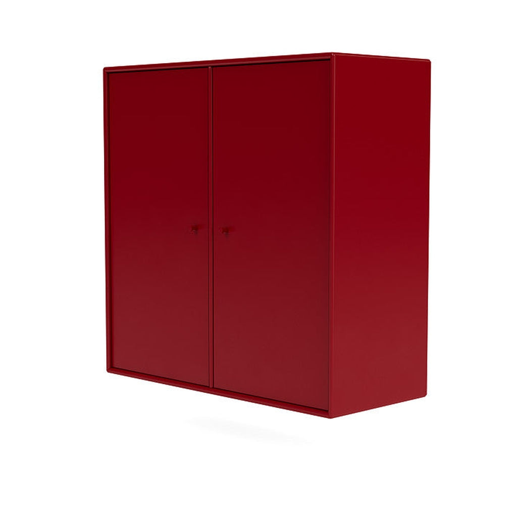 Montana Cover Cabinet With Suspension Rail, Beetroot Red