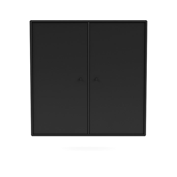 Montana Cover Cabinet met ophangrail, zwart