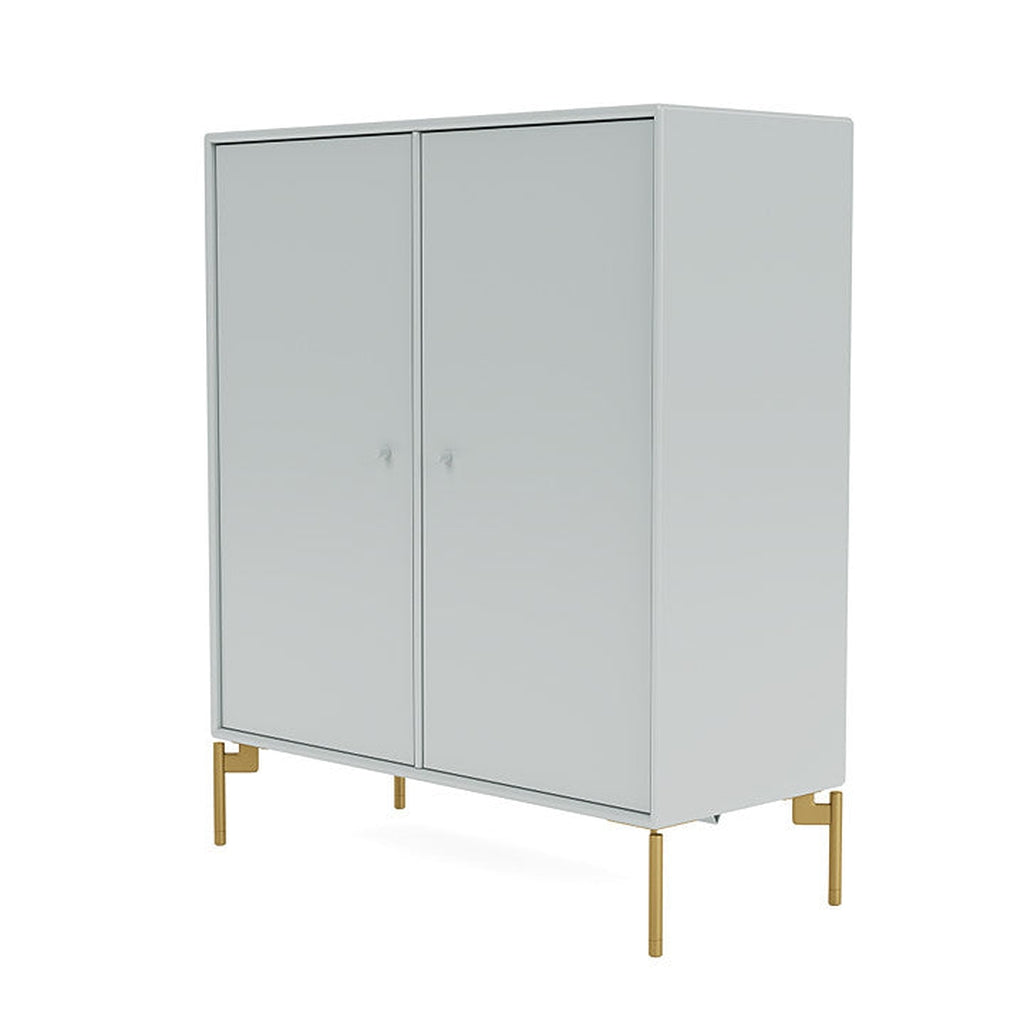 Montana Cover Cabinet With Legs, Oyster/Brass