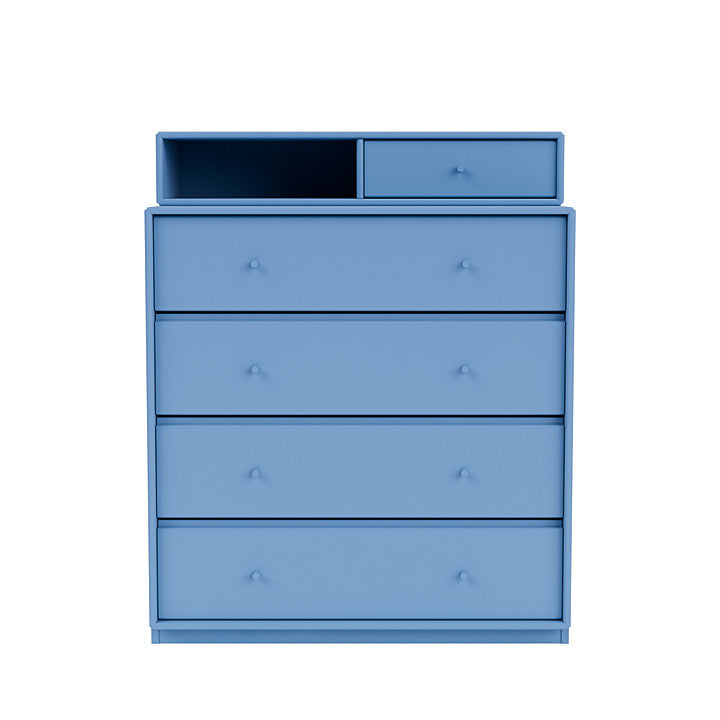 Montana Keep Chest Of Drawers With 3 Cm Plinth, Azure Blue