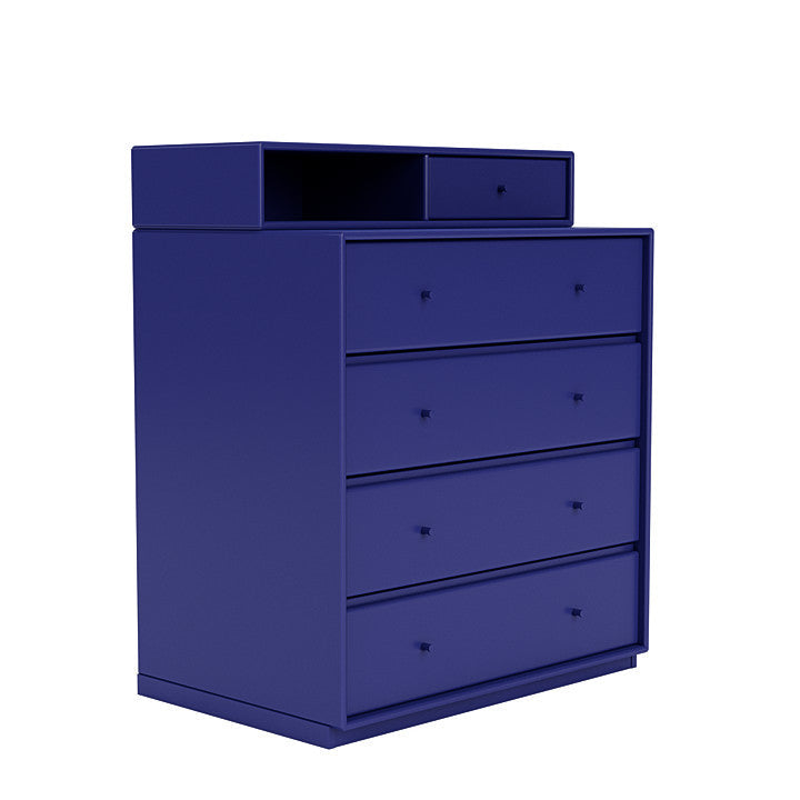 Montana Keep Chest Of Drawers With 3 Cm Plinth, Monarch Blue