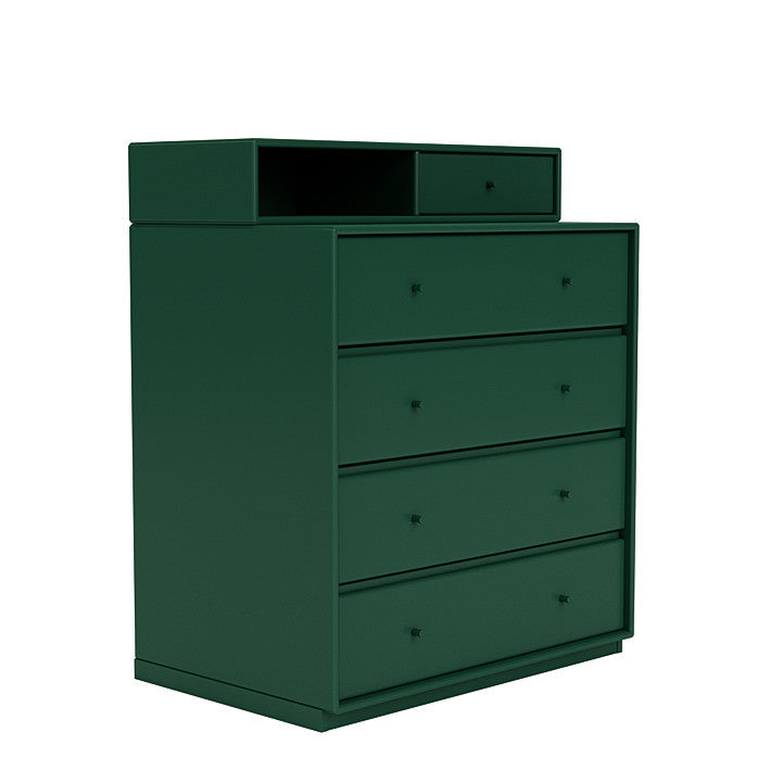 Montana Keep Chest Of Drawers With 3 Cm Plinth, Pine Green