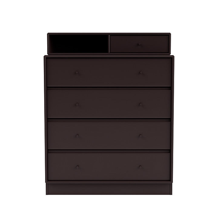 Montana Keep Chest Of Drawers With 7 Cm Plinth, Balsamic Brown