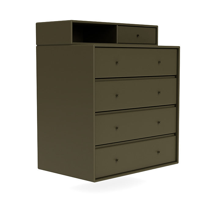 Montana Keep Chest Of Drawers With Suspension Rail, Oregano Green