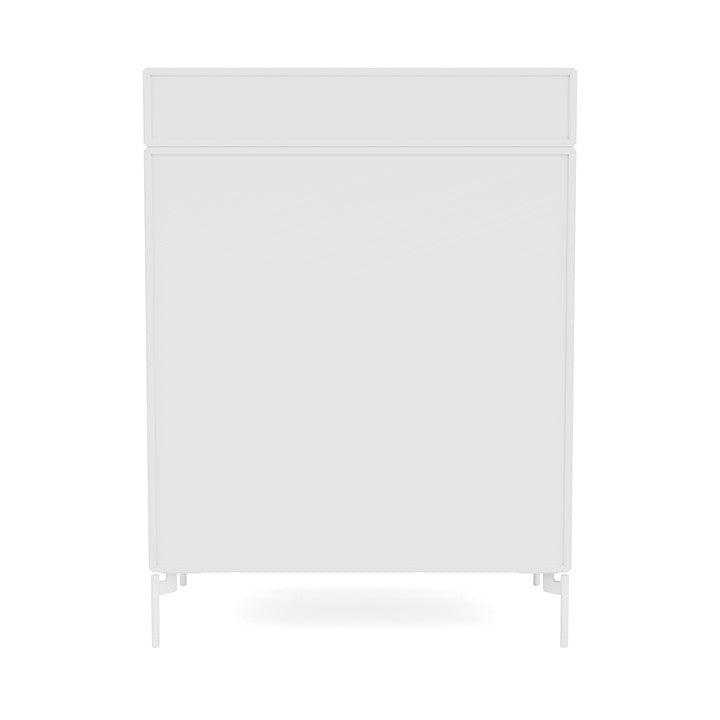 Montana Keep Chest Of Drawers With Legs, New White/Snow White