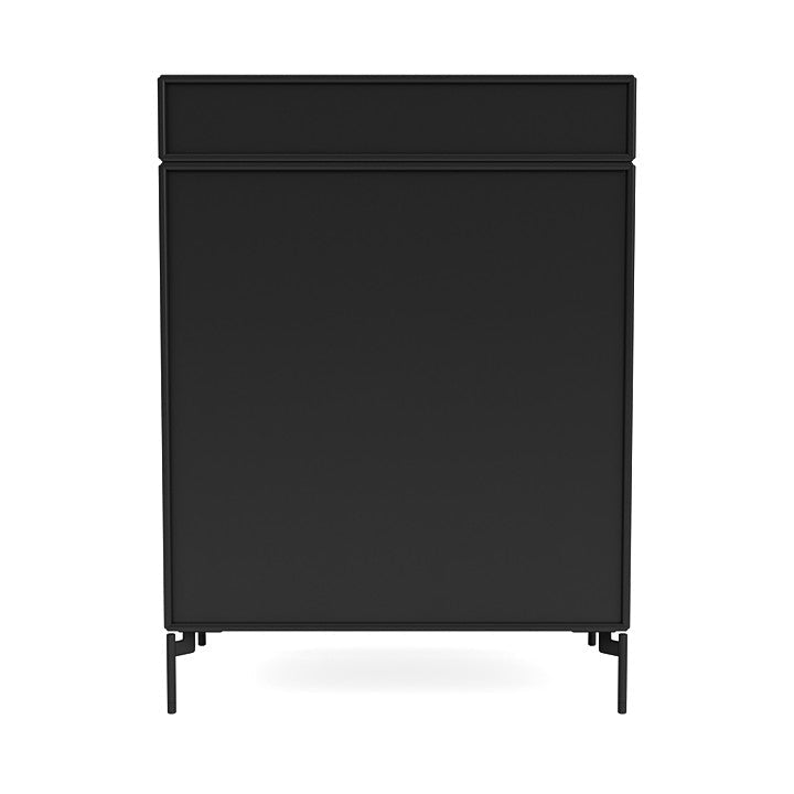 Montana Keep Chest Of Drawers With Legs, Black/Black
