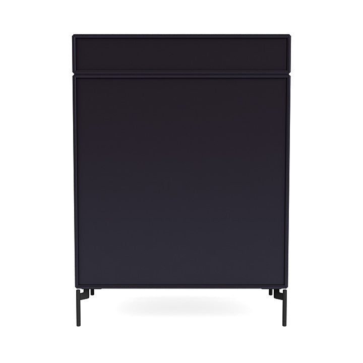 Montana Keep Chest Of Drawers With Legs, Shadow/Black