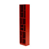 Montana Loom High -Bücherregal mit 7 cm Sockel, Hagebutte rot