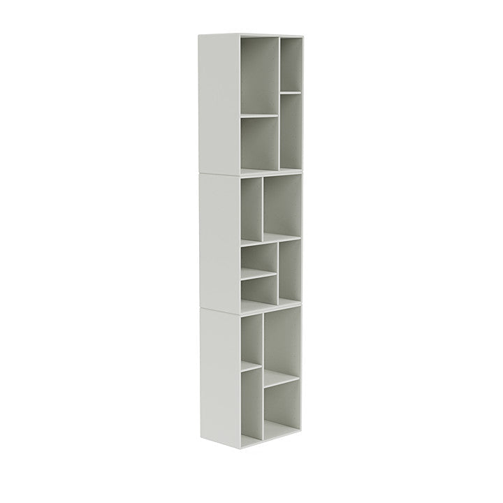 Montana Loom High Bookcase With Suspension Rail, Nordic White