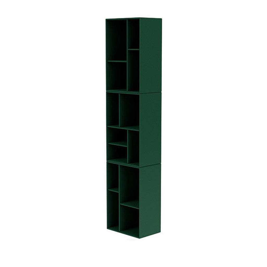 Montana Loom High Bookcase With Suspension Rail, Pine Green