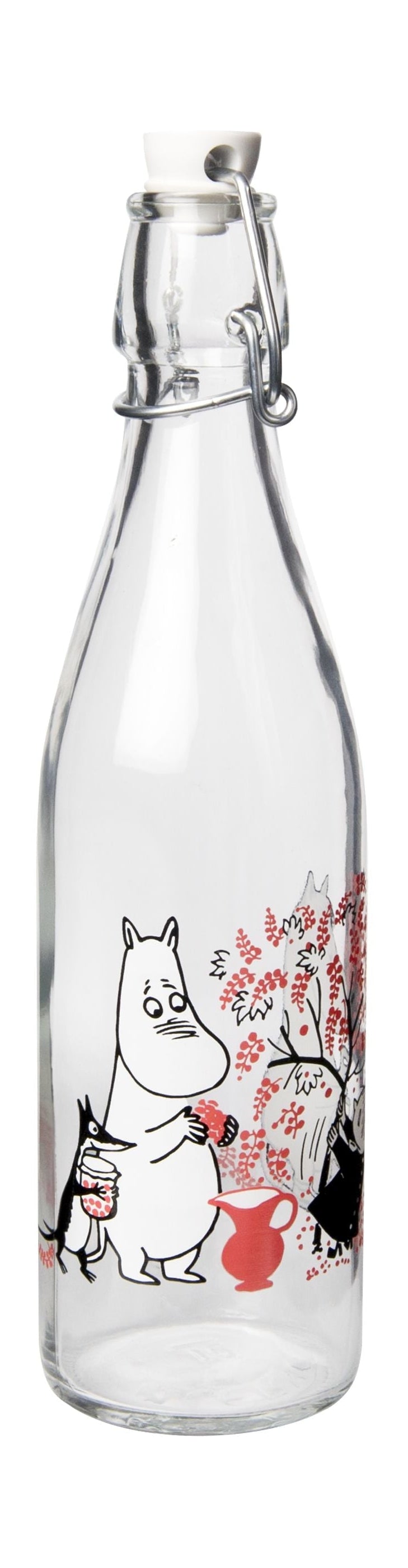 Muurla Moomin glazen fles, bessen