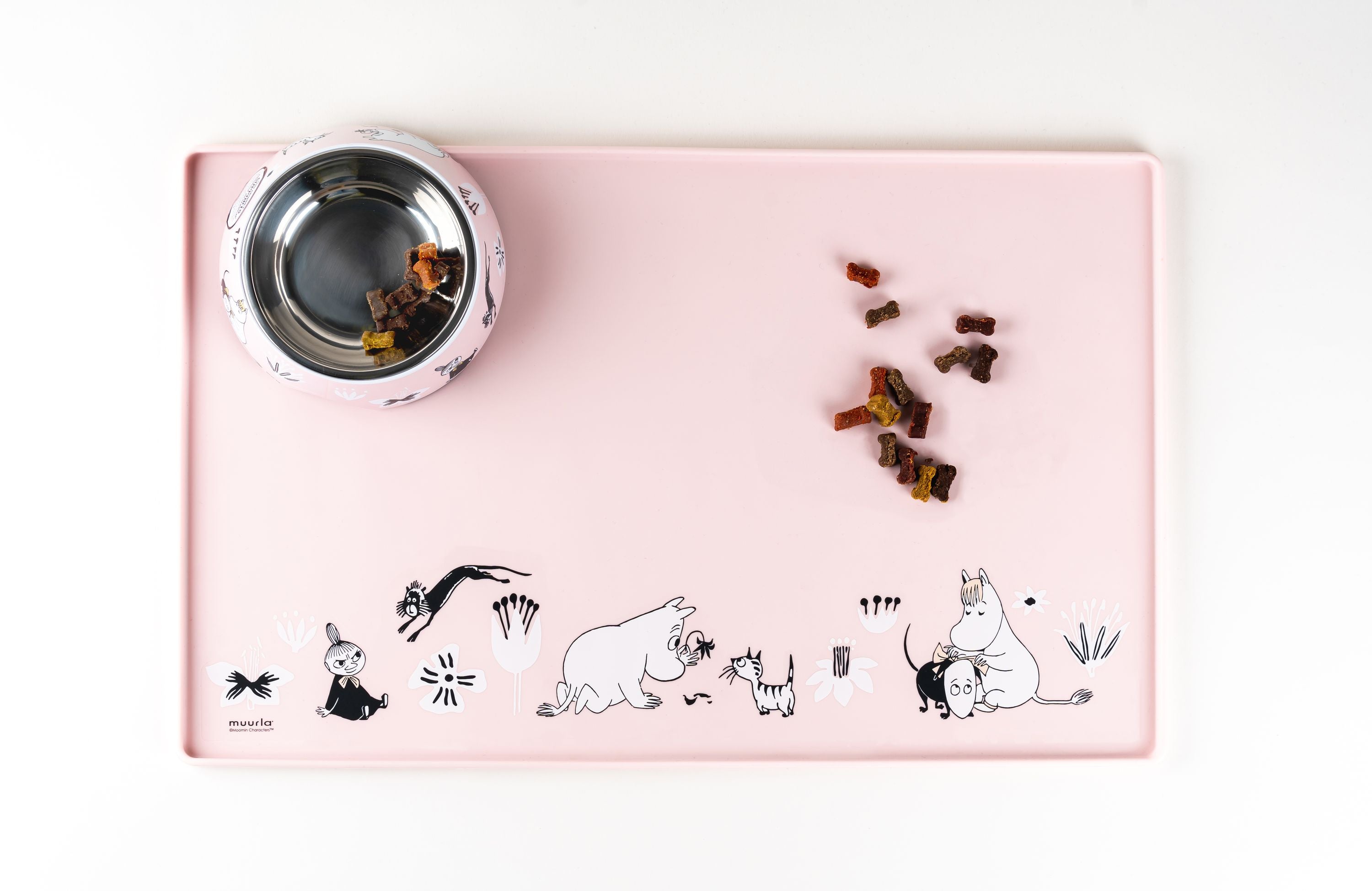 Muurla Moomin Pets Silicone Mat, roze