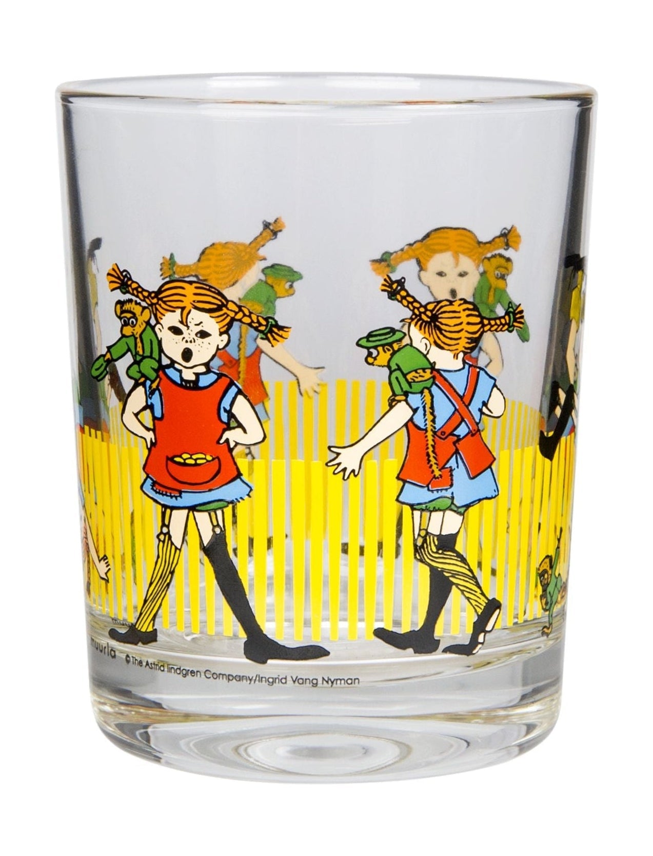 Muurla Pippi Longstocking drinkglas, Pippi Longstocking