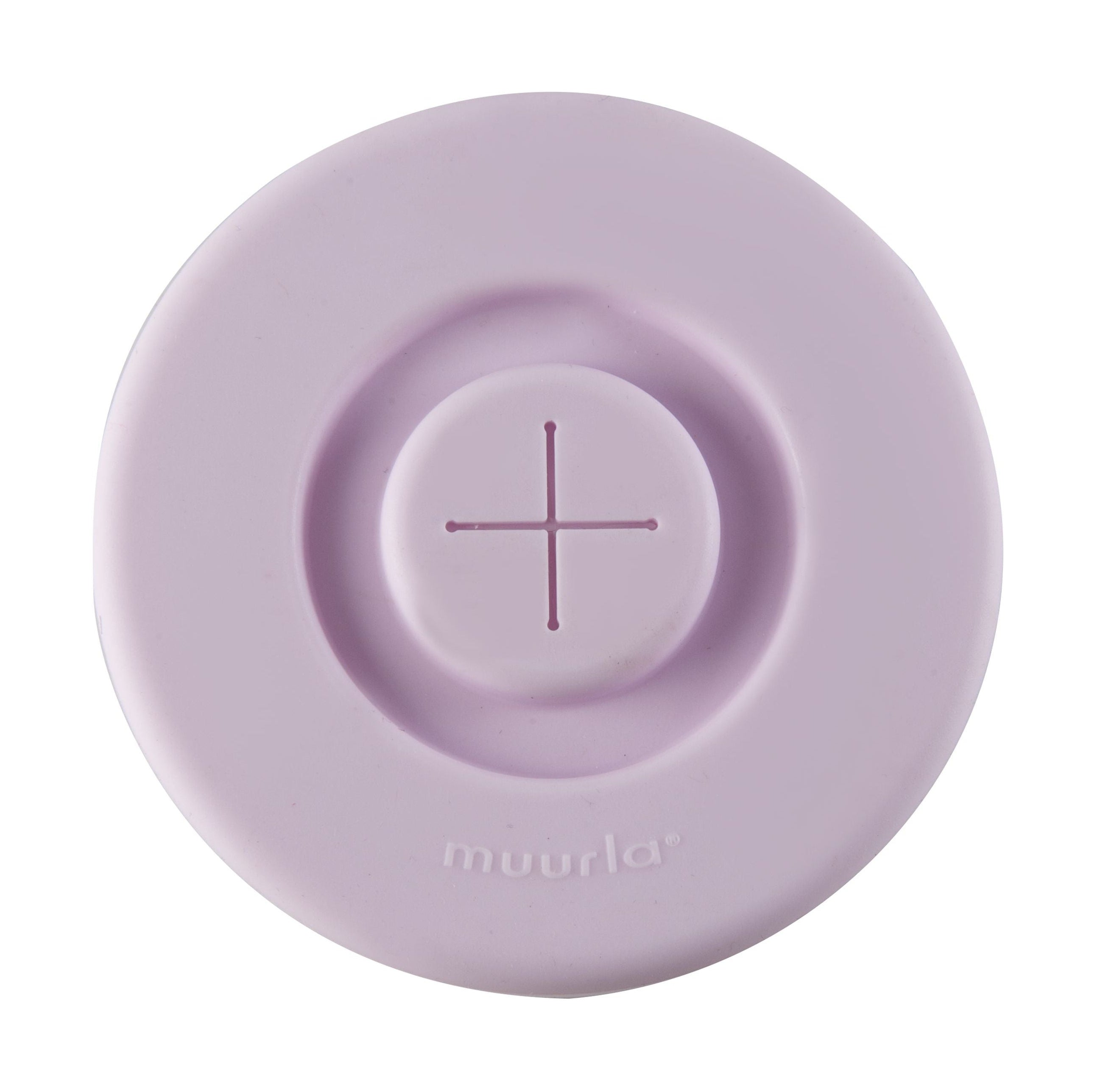 Muurla Silicone Take A Way Silicone Lid With Hole For A Straw, Light Pink