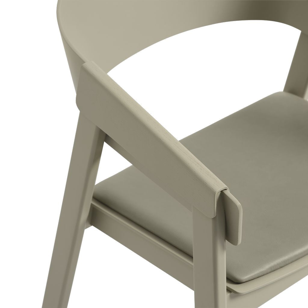 Muuto Bedek fauteuil, steen/donker beige