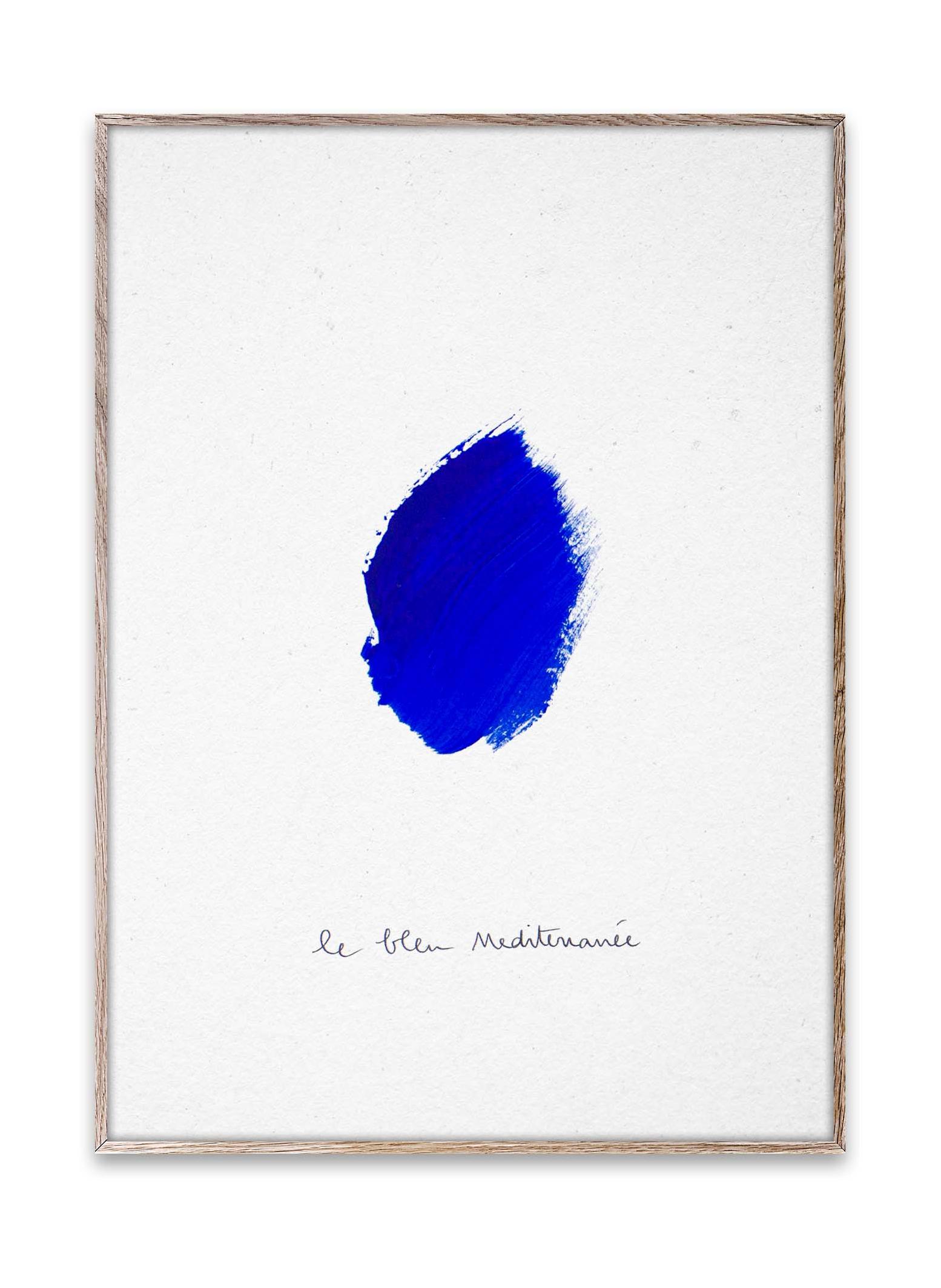 Paper Collective Le Bleu I Poster, 30x40 Cm