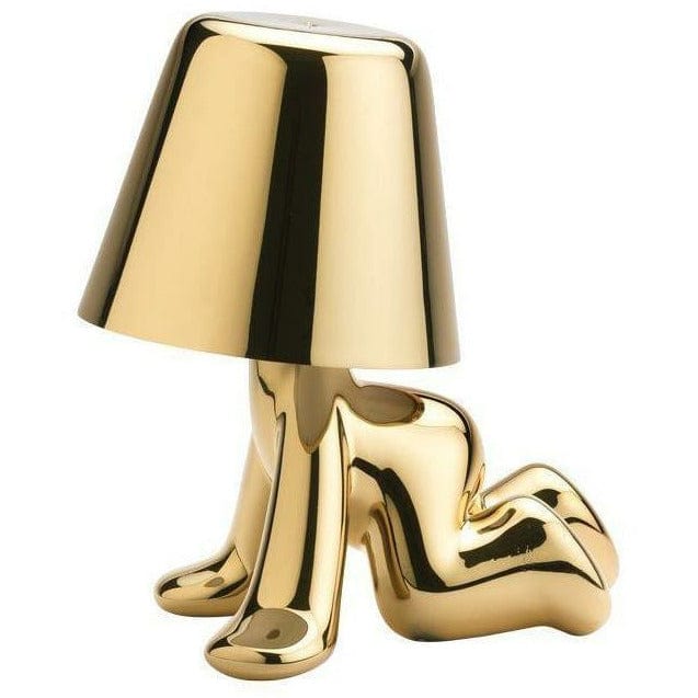 Qeeboo Golden Brothers Table Lamp By Stefano Giovannoni, Ron