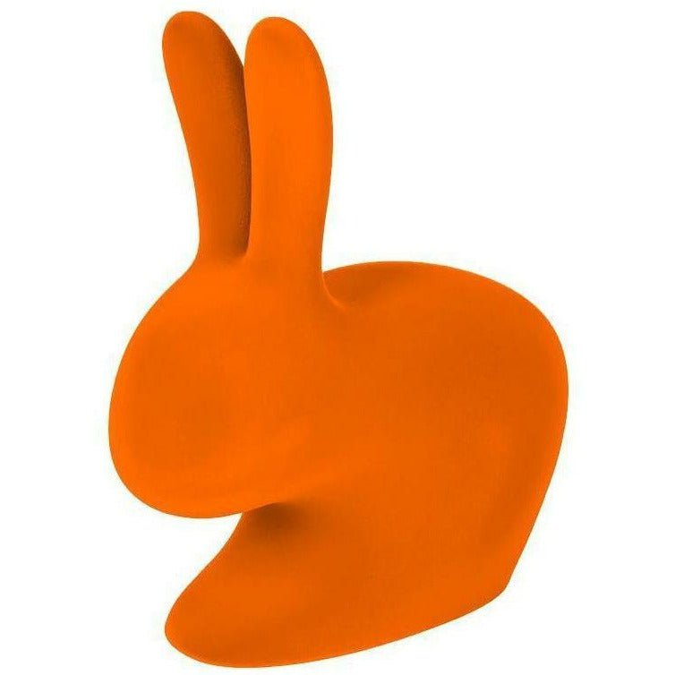 Qeeboo Bunny Chair Velvet Finish, Orange