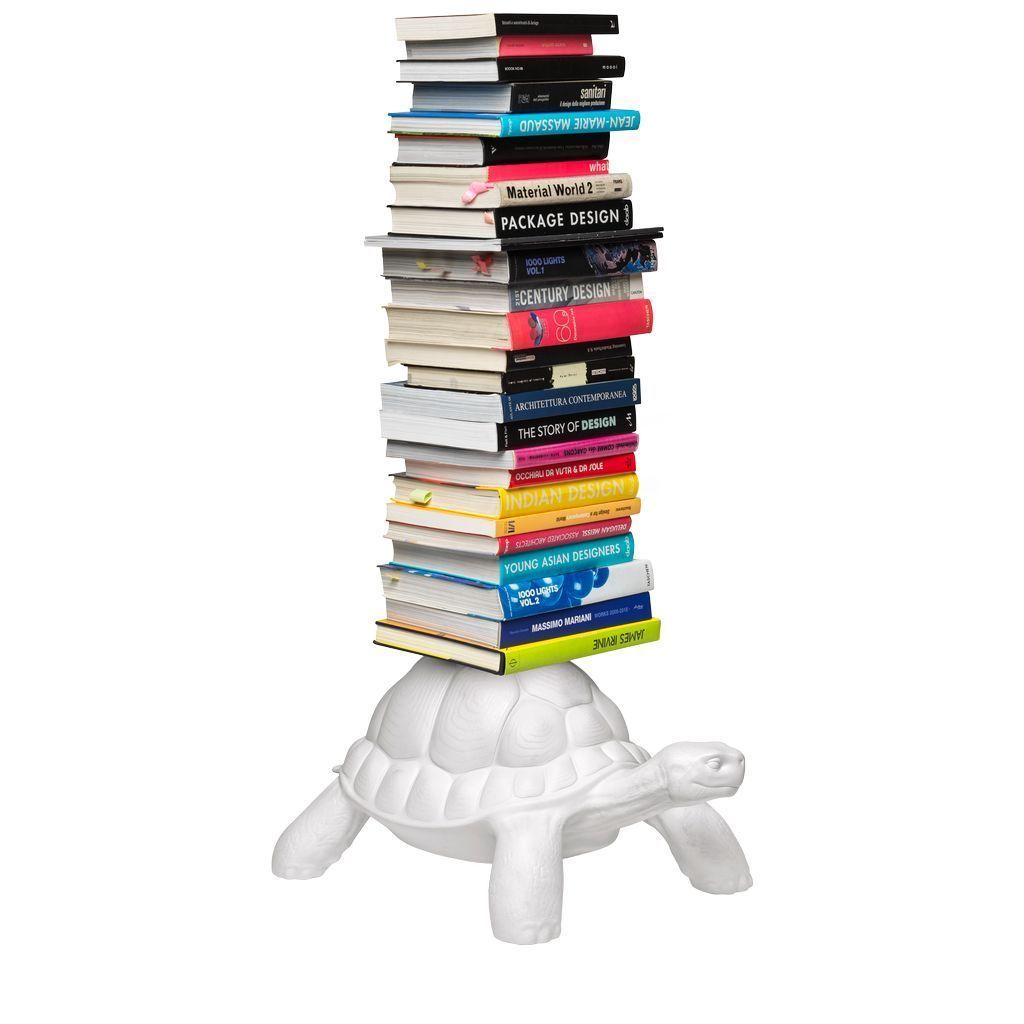 Qeeboo Turtle Carry Shelf, White