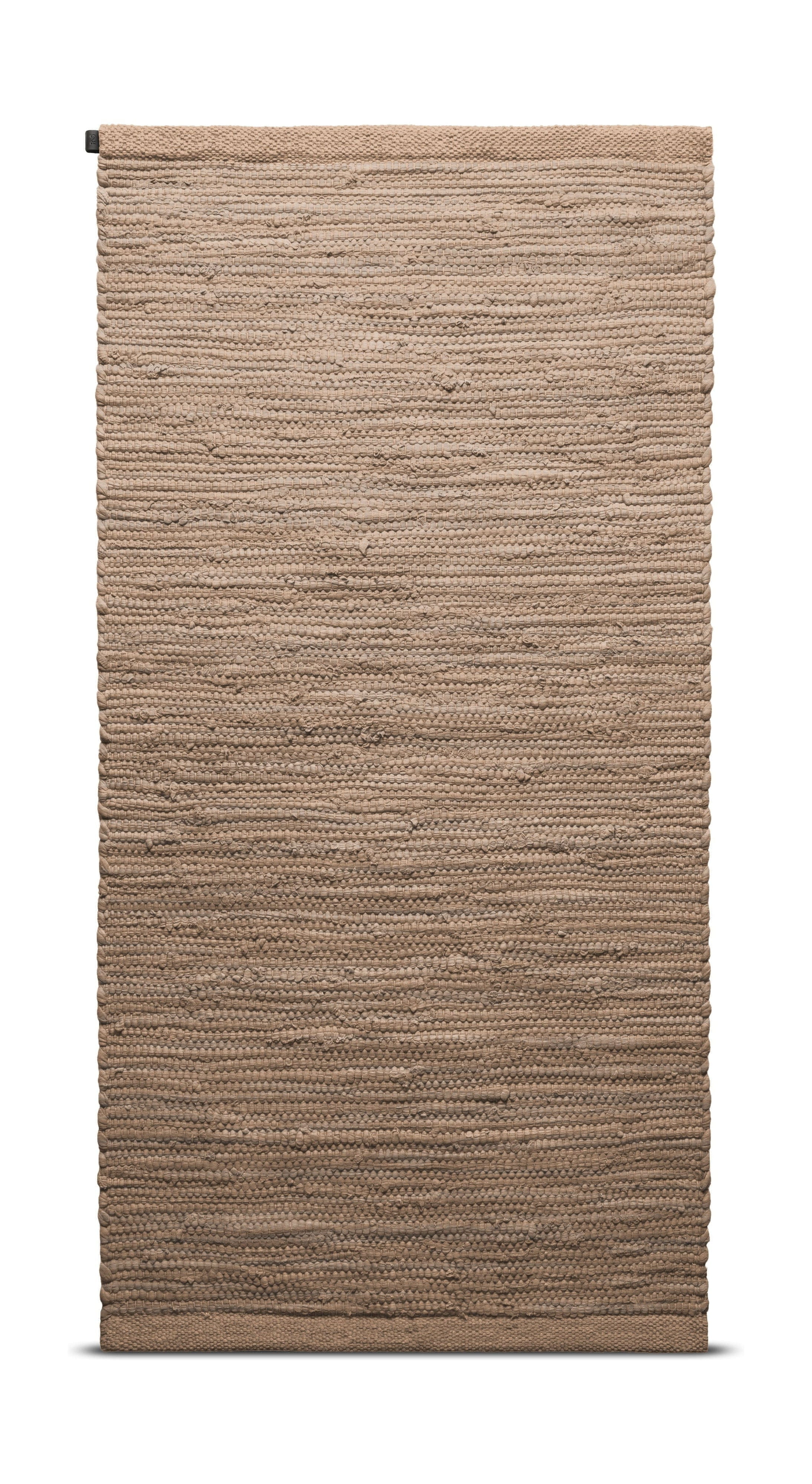 Rug Solid Baumwollteppich 140 x 200 cm, Nougat