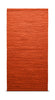 Rug Solid Baumwollteppich 140 x 200 cm, Solarorange