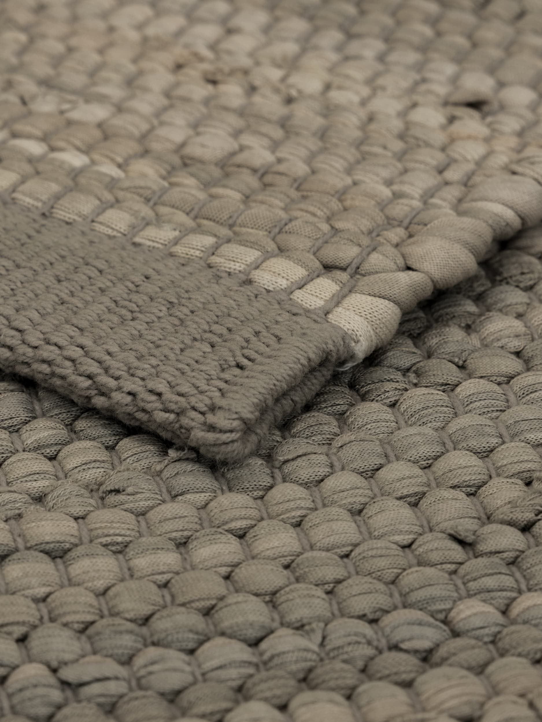 Rug Solid Katoenen tapijt 75 x 200 cm, kasjmier