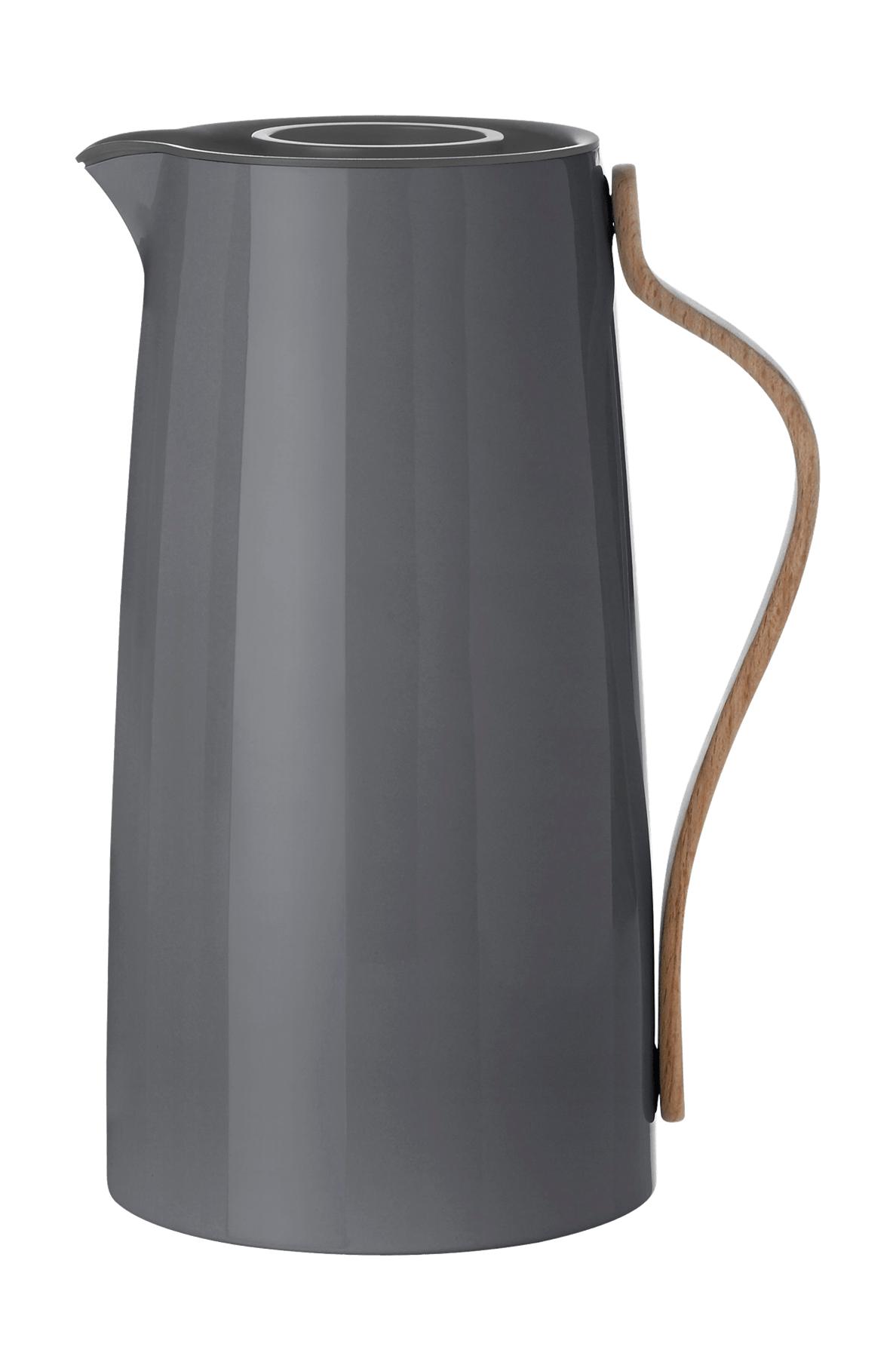 Stelton Emma Isolierkanne Kaffee 1,2 L, Grau