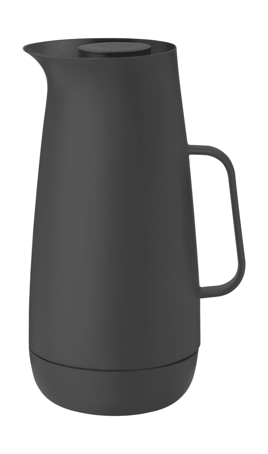 Stelton Norman Foster Isolierkanne 1 L, Anthrazit