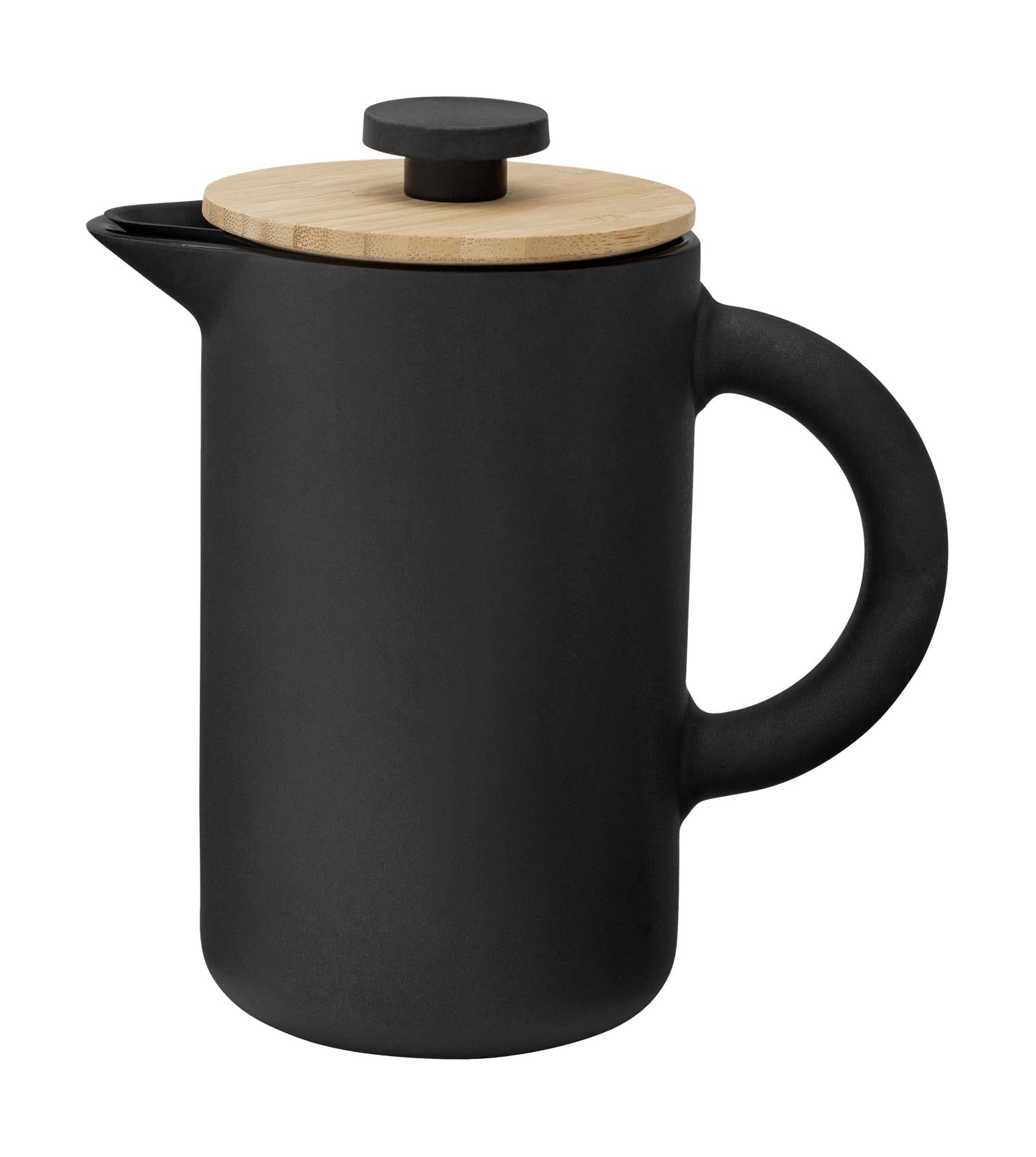 Stelton Theo Press Filterkanne 0,8 L, Schwarz