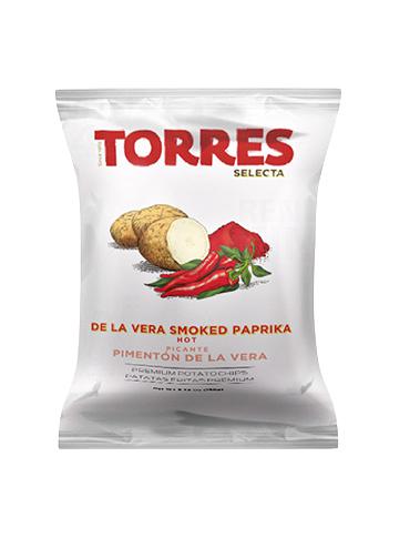 Torres Selecta gerookte paprika -chips, 150 g