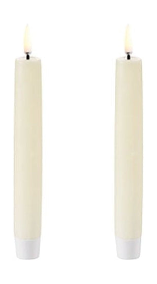 Uyuni Lighting LED Rod Candle 3 D 2 PCS. Øx H 2,3x15,5, ivoor