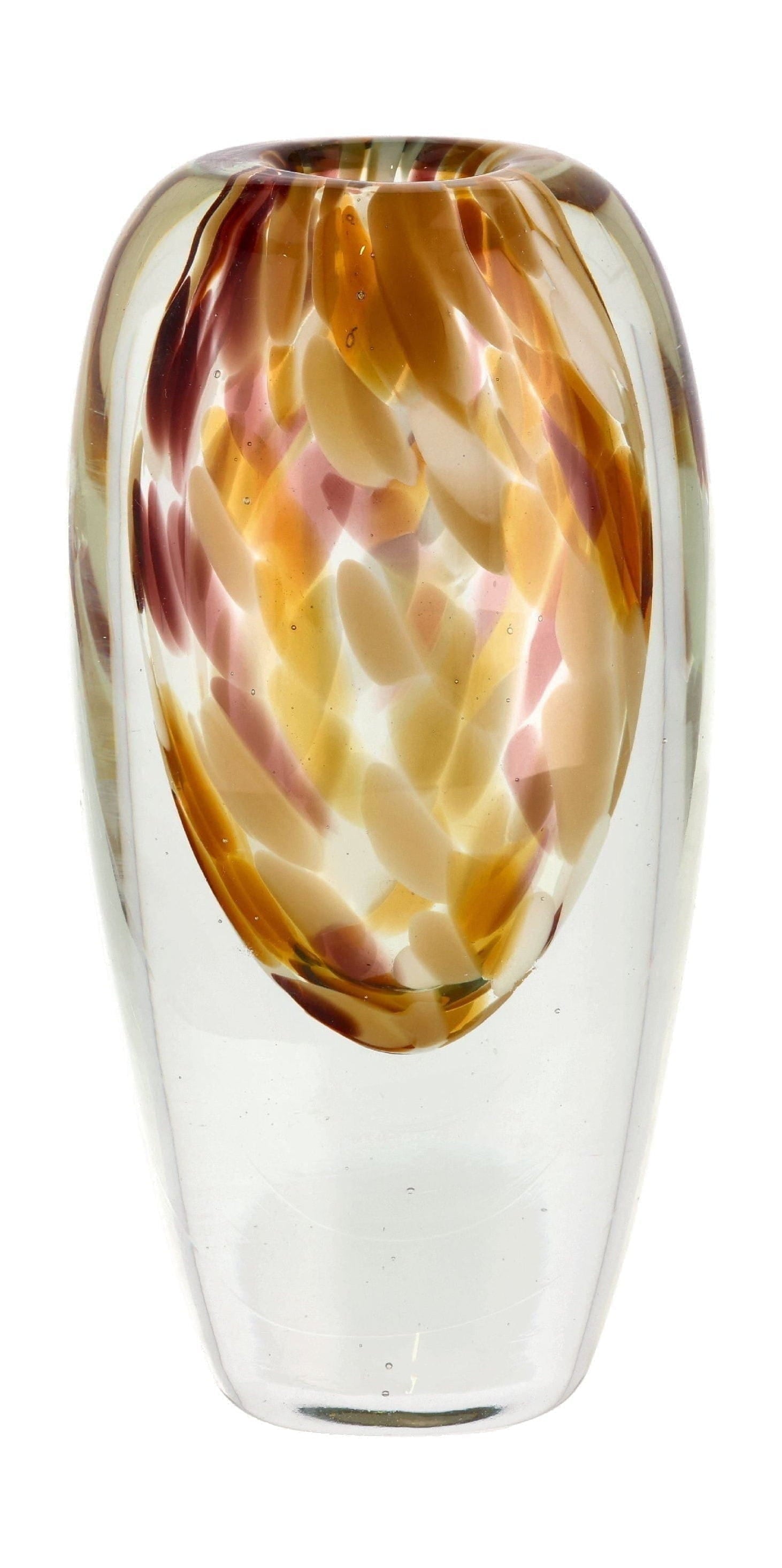 Villa Collection Otea -Vase, rosa/hellgelb/braun