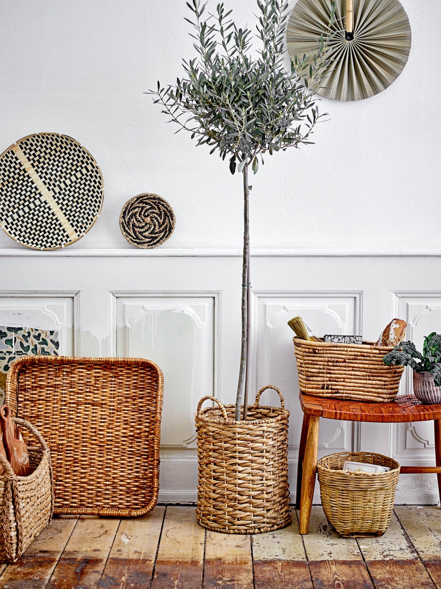 Bloomingville Selma Basket, Nature, Bankuan Grass