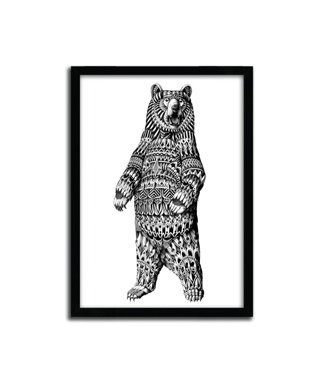 Affiche ORNATE GRIZZLY BEAR BY BIOWORKZ