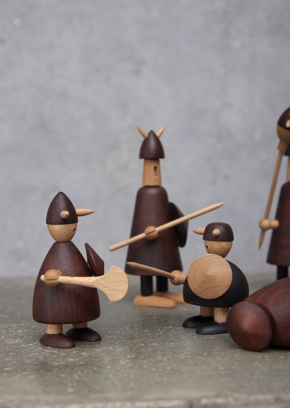 [product_category]-Andersen Furniture The Vikings Of Denmark Wooden Figure, Set Of 3-Andersen Furniture-5713524029475-4-356010-AND-20