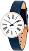 Arne Jacobsen Roman Watch ø30, Rosé/Blue