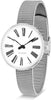 Arne Jacobsen Roman Wristwatch ø30, Silver Mesh