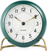 Arne Jacobsen Station Table Clock With Alarm, Green