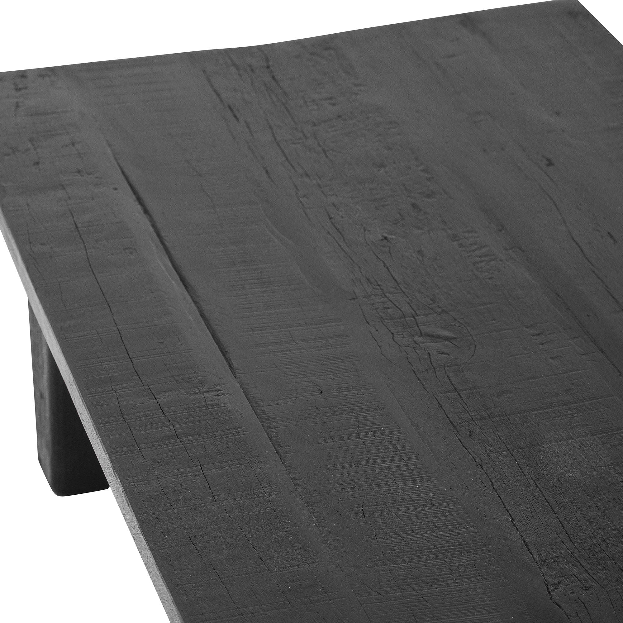 Bloomingville Riber Coffee Table, Black, Reclaimed Wood