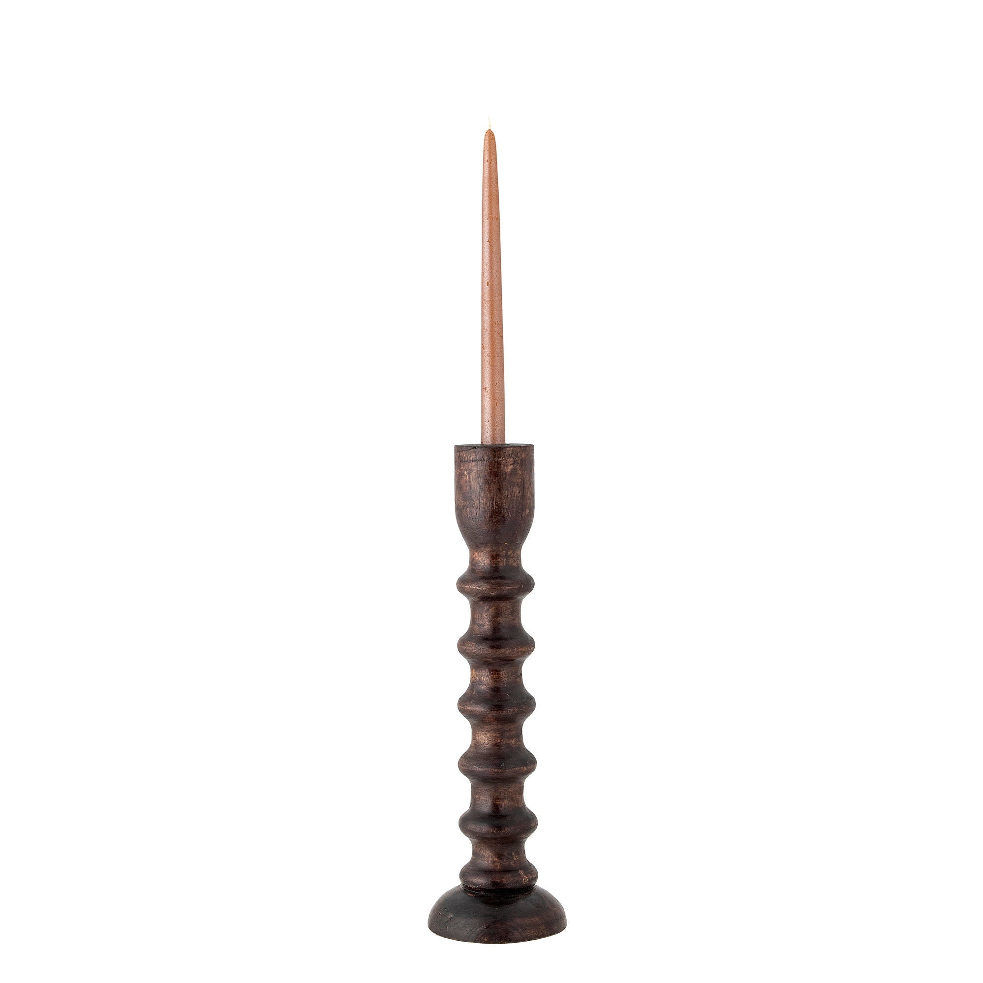 Bloomingville Brenda Candle Holder, Brown, Mango