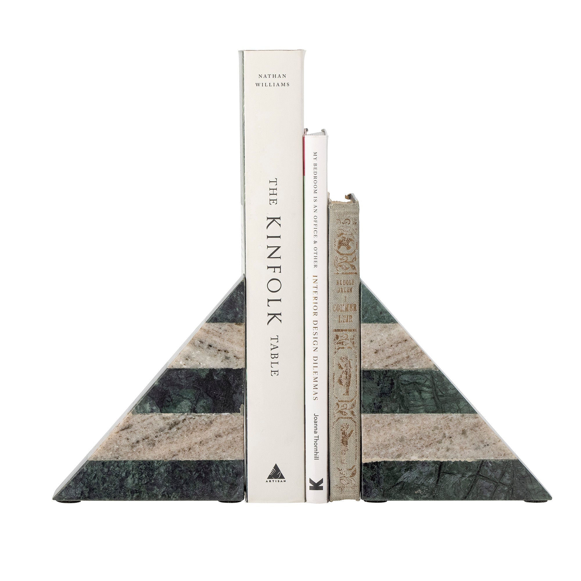 Bloomingville Abir Bookend, Green, Marble