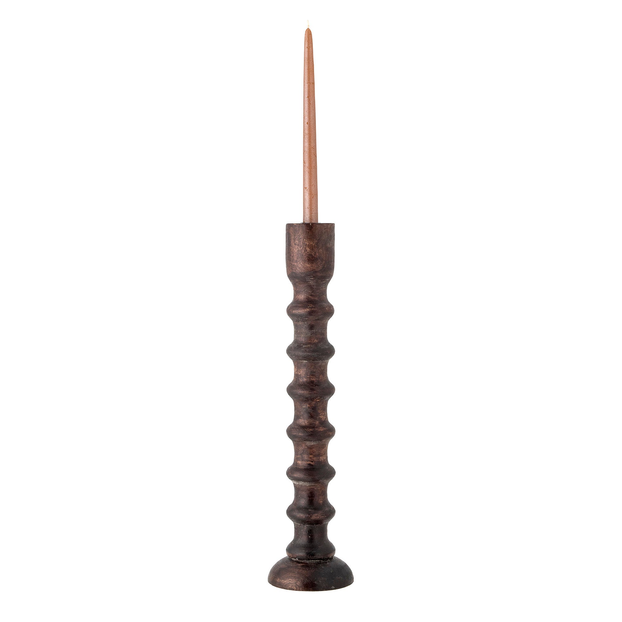 Bloomingville Brenda Candle Holder, Brown, Mango