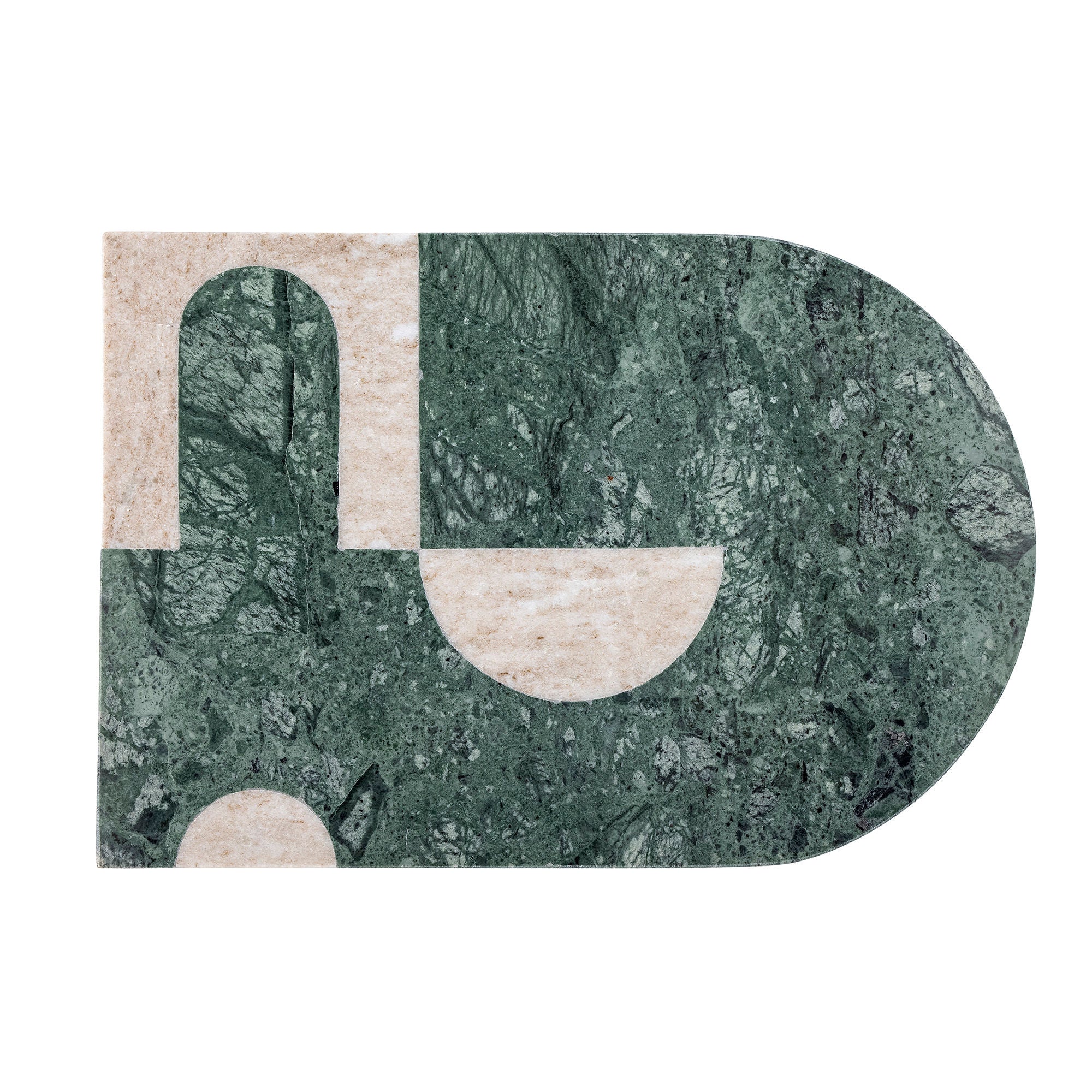 Bloomingville Abrianna Cutting Board, Green, Marble