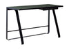 Bent Hansen Hemingway Desk With Drawer L 120 Cm, Black Lacquered Beech/Conifer Green Linoleum