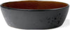 Bitz Soup Bowl, Black/Amber, ø 18cm