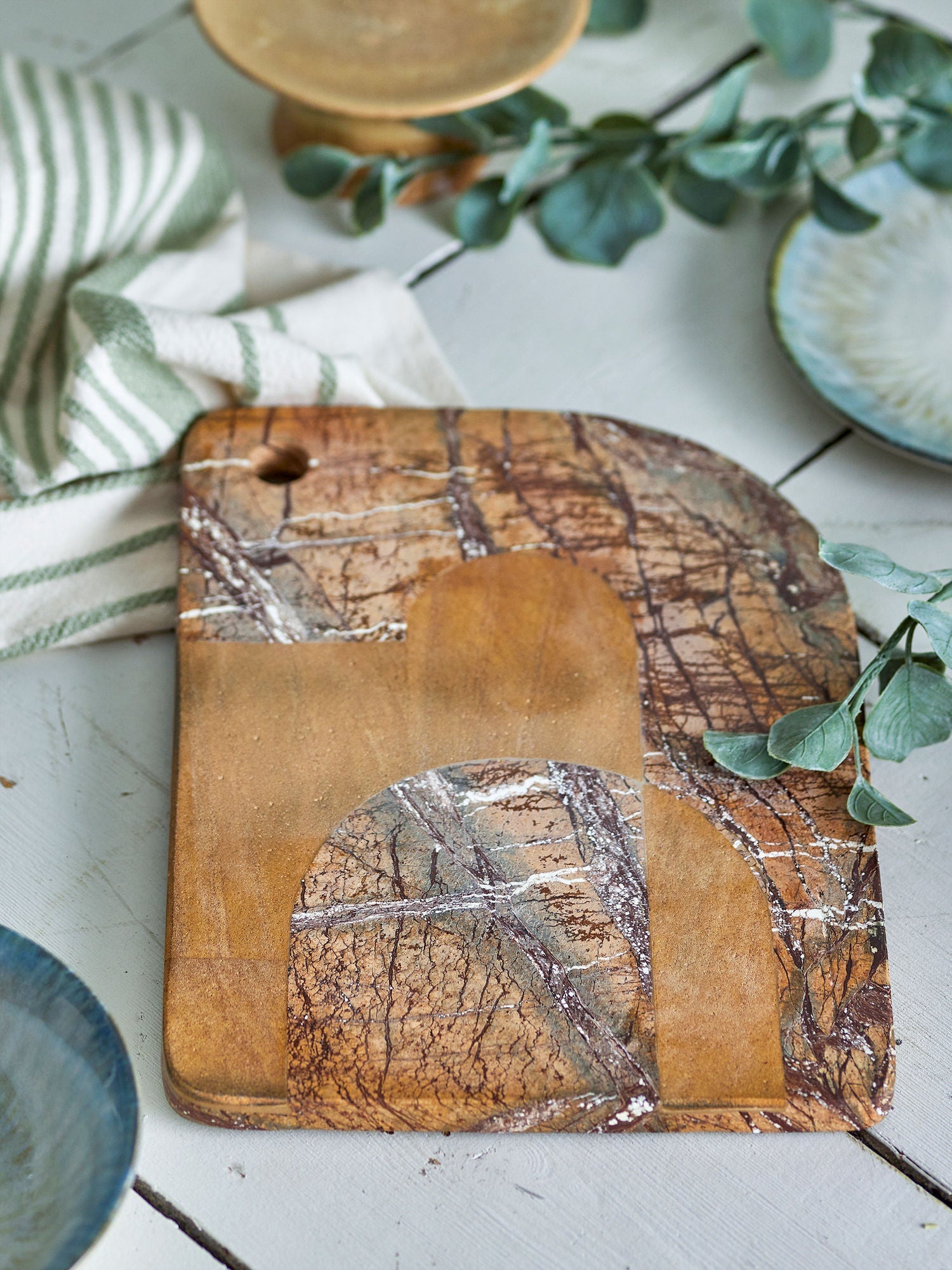 [product_category]-Bloomingville Abrianna Cutting Board, Brown, Marble-Bloomingville-5711173334148-82068218-BLO-4