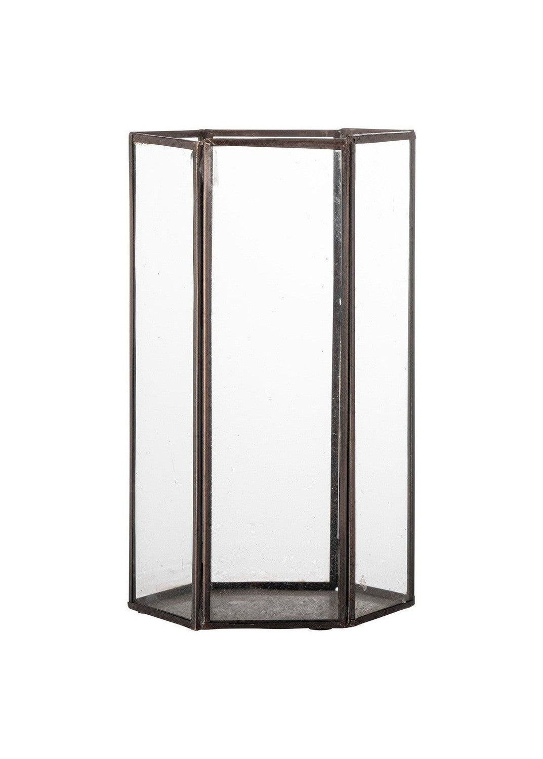 Bloomingville Acentia Lantern, Copper, Glass