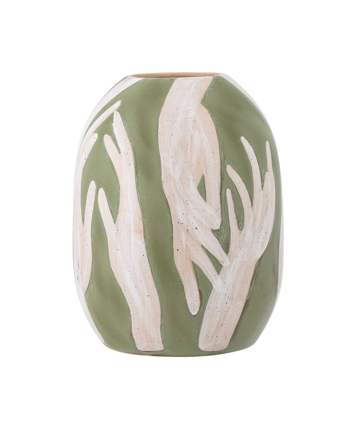 Bloomingville Adalena Vase, Green, Stoneware